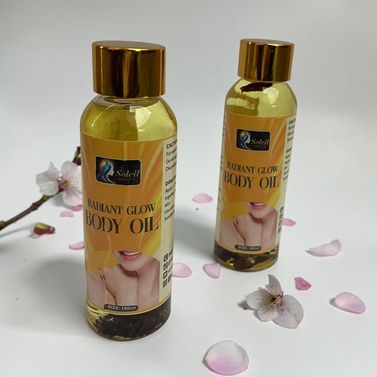Radiant Glow Body Oil for Smooth Skin | Soleil Beauty