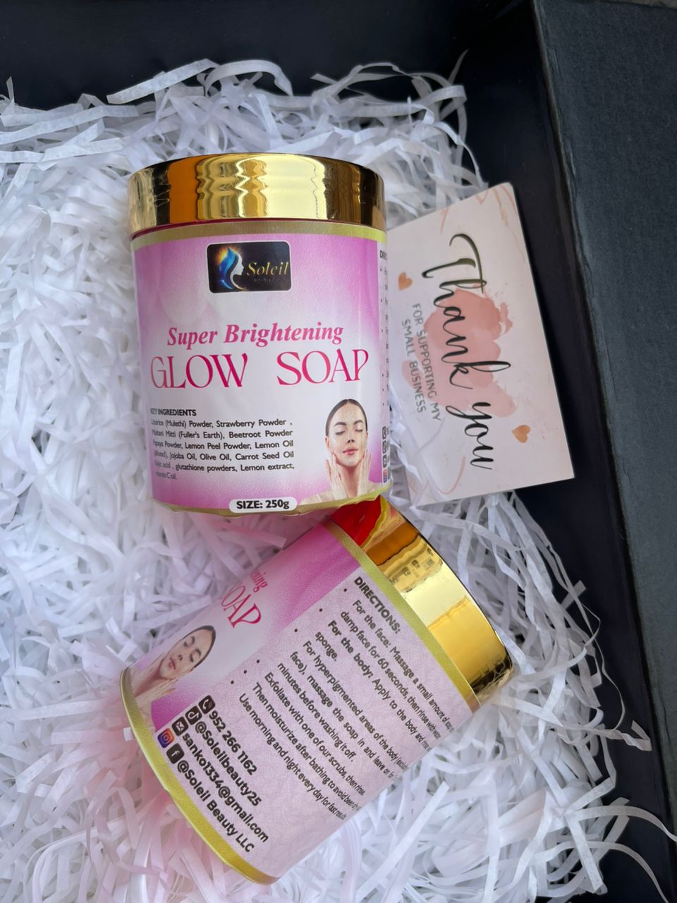 Super Brightening Glow Soap 500gm for Even Skin Tone
