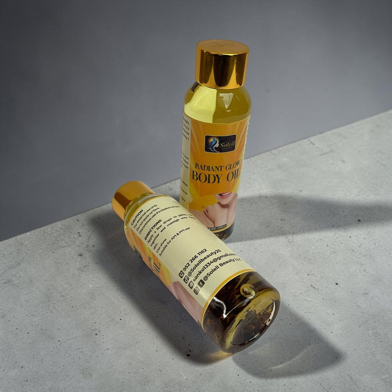 Radiant Glow Body Oil for Smooth Skin | Soleil Beauty