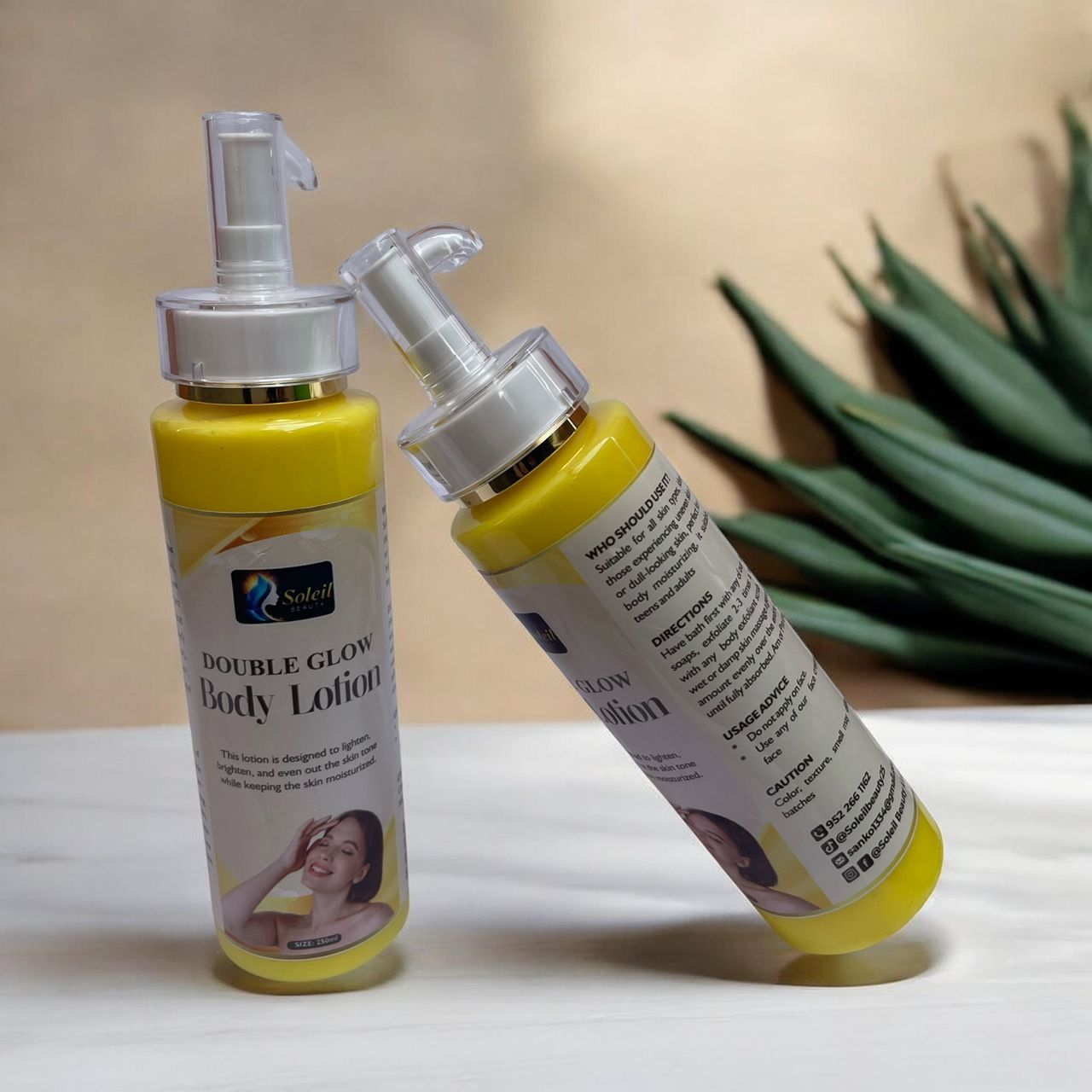 uble Glow Body Lotion for Even Skin Tone | Soleil Beauty