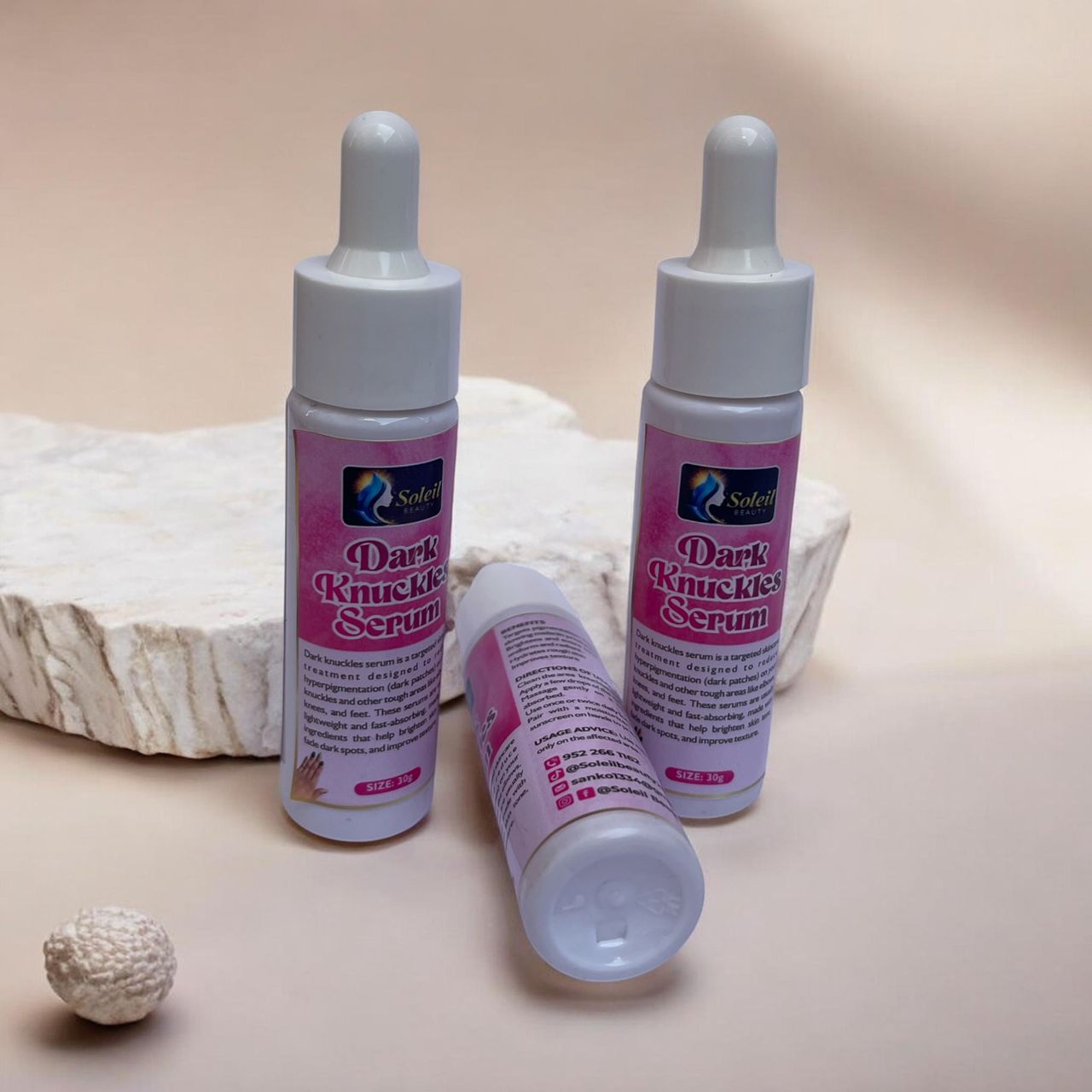 Dark Knuckles Serum for Hyperpigmentation | Soleil Beauty