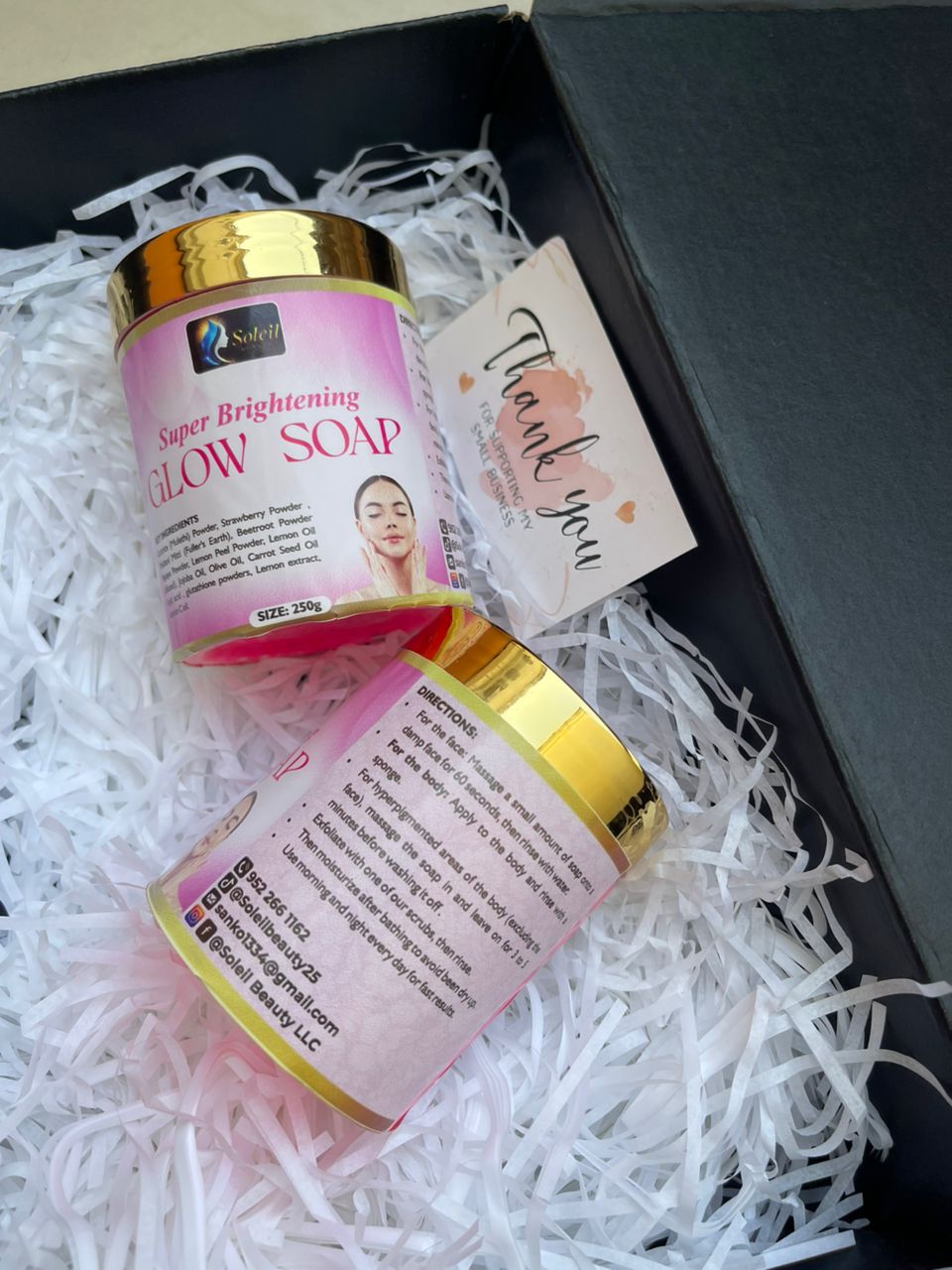 Super Brightening Glow Soap 500gm for Even Skin Tone