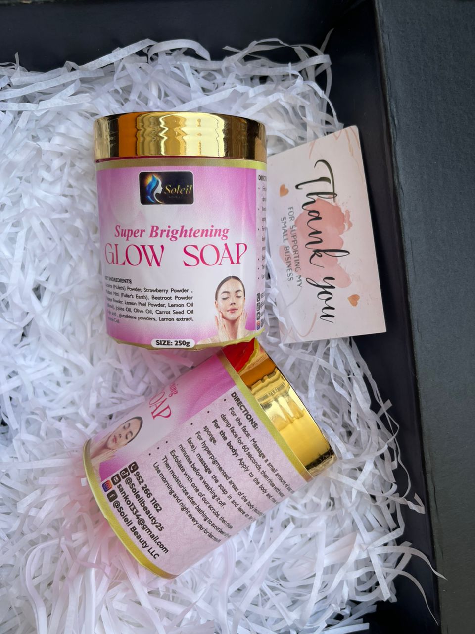 Super Brightening Glow Soap 500gm for Even Skin Tone