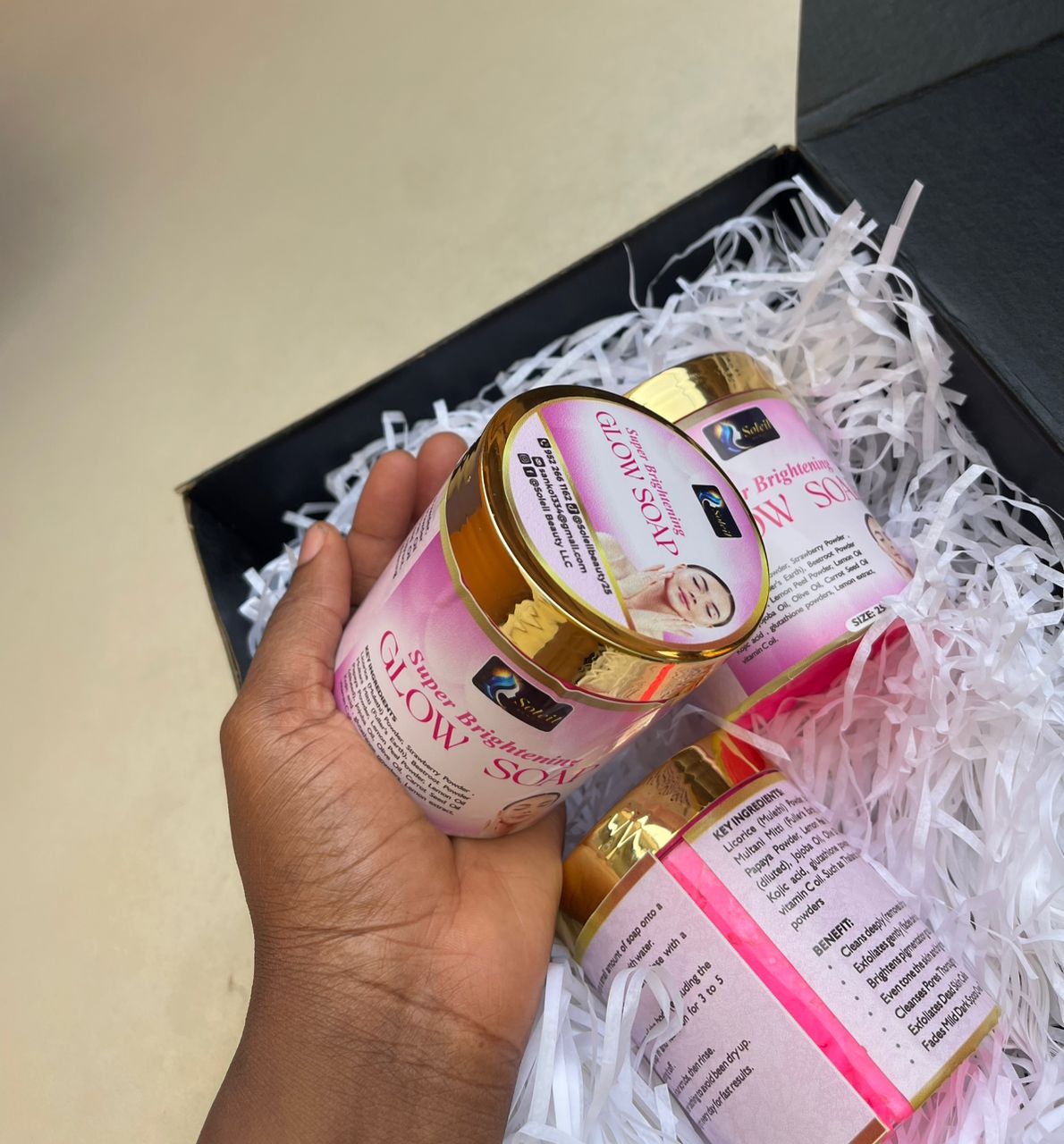 Super Brightening Glow Soap 500gm for Even Skin Tone