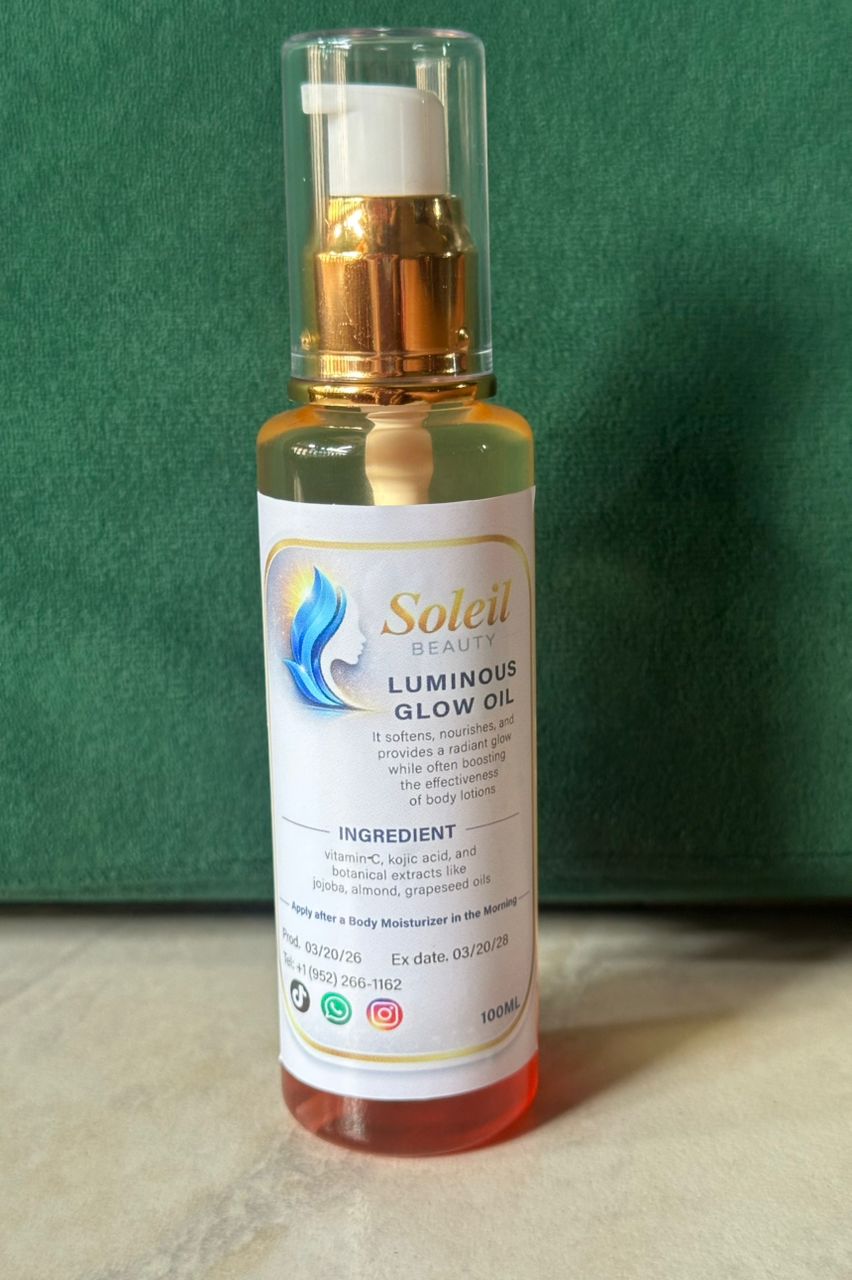 Luminous Glow Oil for Radiant Skin | Soleil Beauty