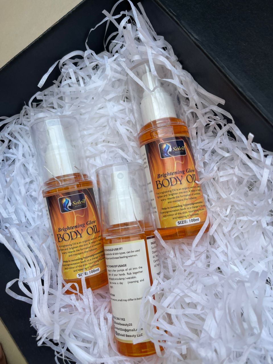 Brightening Body Oil for Glowing Skin | Soleil Beauty