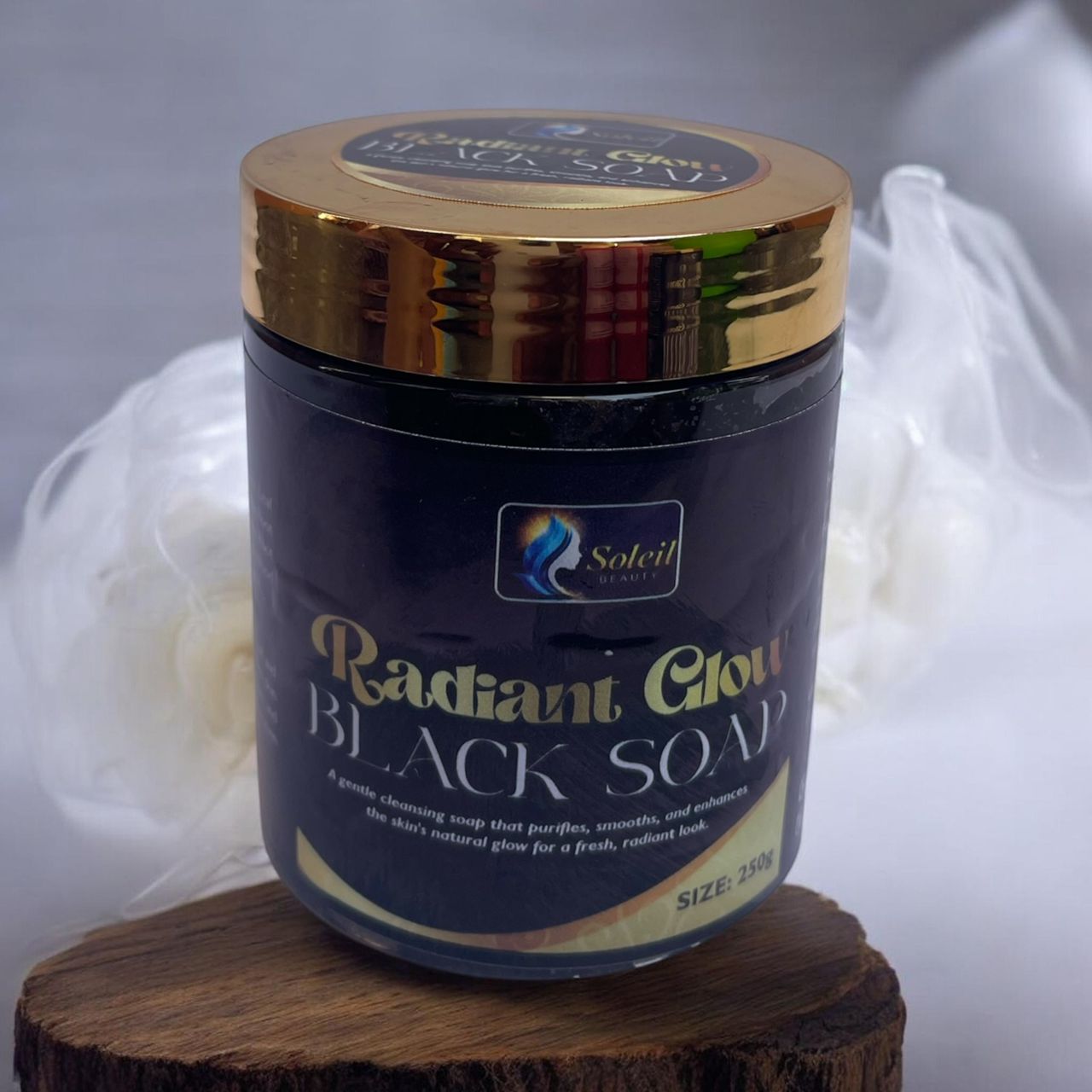 Radiant Glow Black Soap for Even Skin Tone | Soleil Beauty